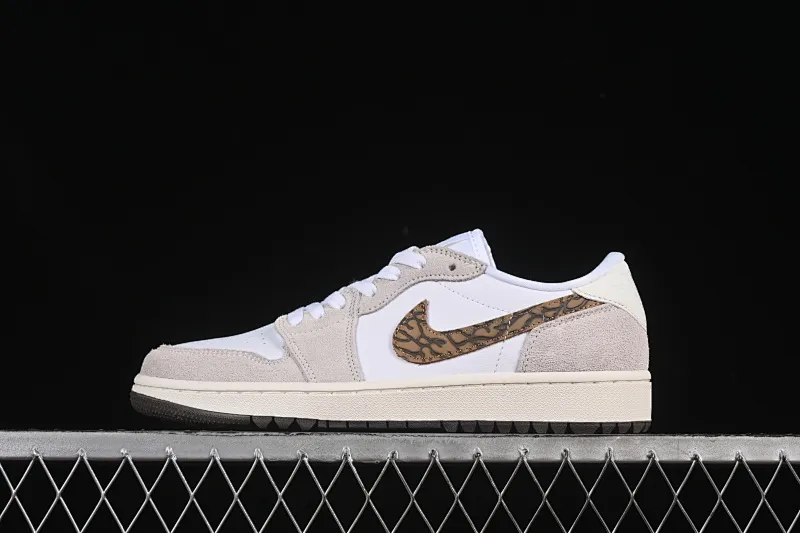 All categories Air Jordan Jordan series basketball shoes Air Jordan 1 Low Air Jordan 1 Low Golf AJ1 Joe 1 new golf version white gray gold color DD9315-116